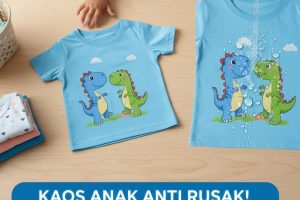 Kaos Anak Cepat Rusak? Kenapa Sablon DTF Dianggap Paling Aman dan Tahan Cuci untuk Desain Kaos Anak
