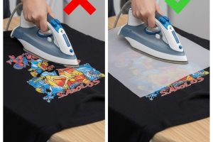 Stop Setrika Langsung! Panduan Tepat Cara Setrika Kaos Sablon (Plastisol, DTF, Polyflex) Agar Tidak Rusak dan Lengket