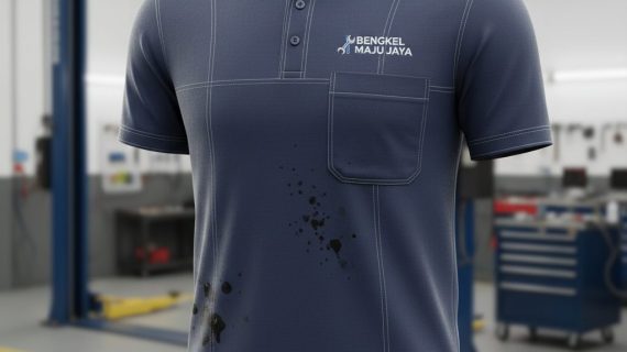 Seragam Kaos Anti Sobek! Panduan Memilih Bahan Kaos TC atau CVC yang Tahan Minyak dan Kuat untuk Kebutuhan Bengkel