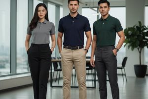 Polo Shirt Anti Kaku! Mengenal Desain Slim Fit Polo Wangki yang Cocok untuk Seragam Kantor Modern