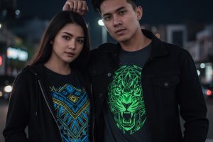 Sablon Kaos Menyala di Malam Hari: Panduan Pemakaian dan Perawatan Kaos dengan Sablon Glow in the Dark