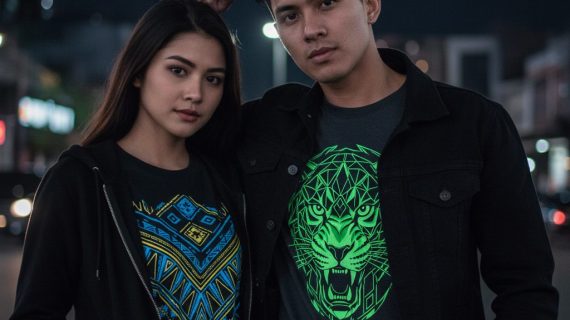 Sablon Kaos Menyala di Malam Hari: Panduan Pemakaian dan Perawatan Kaos dengan Sablon Glow in the Dark