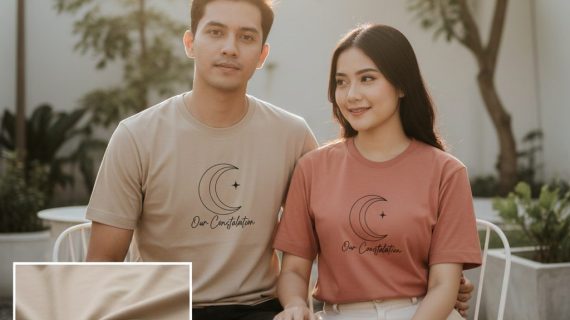 Ide Kaos Couple Romantis Anti Alay! Strategi Desain dan Pilihan Bahan Kaos Couple yang Aesthetic dan Nyaman